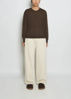 Merino Wool Relaxed Crewneck