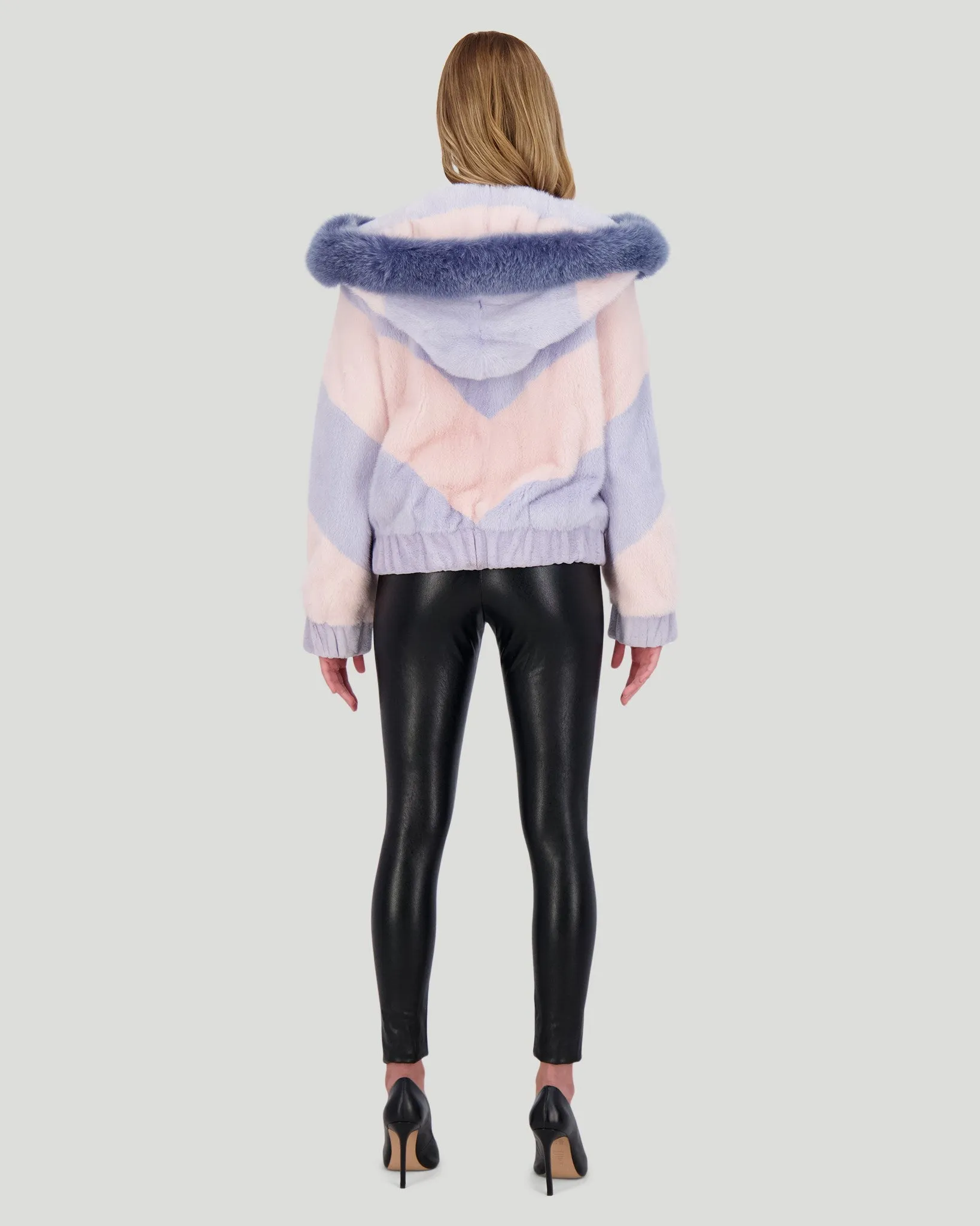 Mink Jacket with Fox Trim