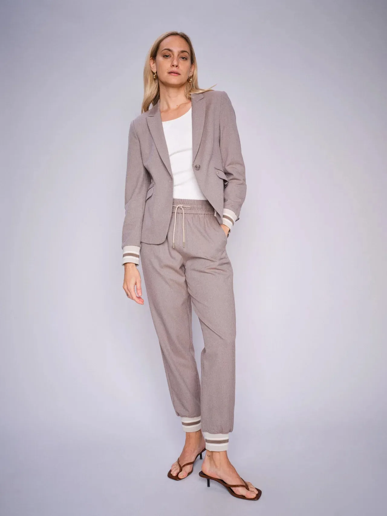 Mos Mosh Lucie Brown Cuffed Pant