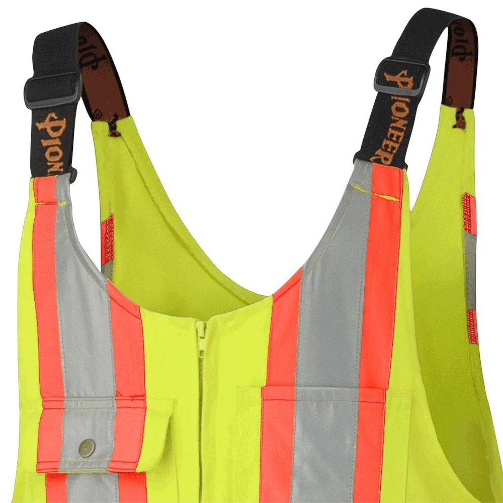 Overalls - Pioneer Hi-Viz Yellow/Green Polyester/Cotton Safety Overalls, 6616 / 6616T