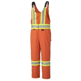 Pioneer Men's Hi-Vis Safety Overalls | CSA Poly/Cotton, Reflective Tape, Leg Zippers, Multiple Pockets | Durable Workwear | Sizes 36-60