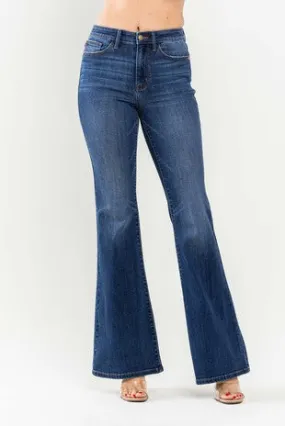 PLUS Judy Blue High Waisted Flare Denim