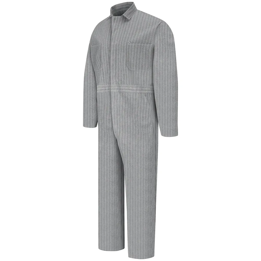 Red Kap Snap-front Cotton Coverall CC14 - Herringbone