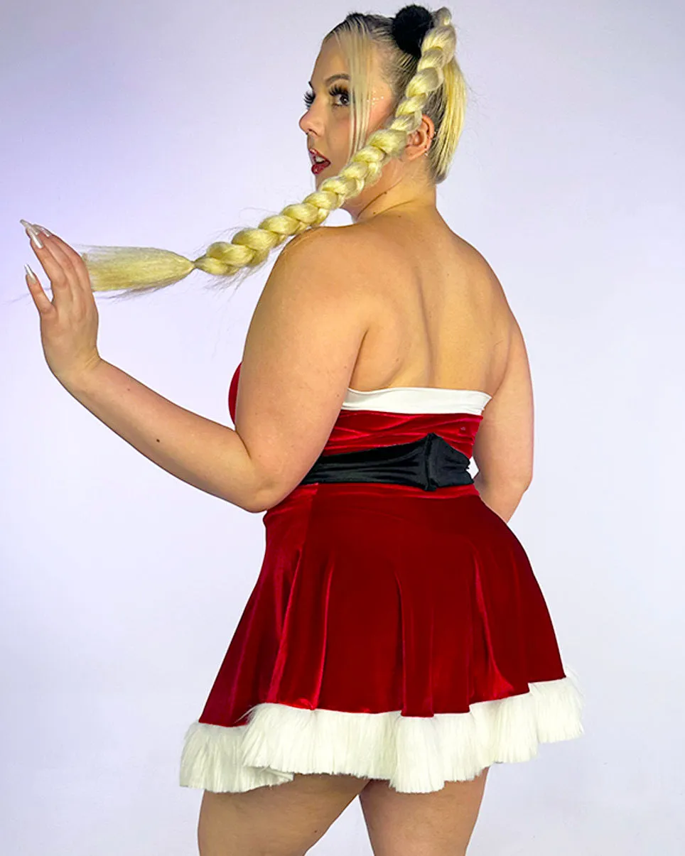 Santa Cutie Velvet Dress