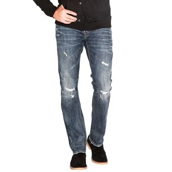 Silver Jeans Men's Allan Classic Fit, Slim Leg