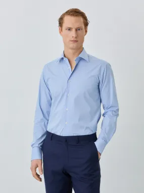 Slim Fit Shirt With Oxford Collar In Cotton Blend With Stripes