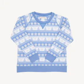 Smitty Sweatshirt - Fairisle Flurries (Blue)