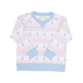 Smitty Sweatshirt - Fairisle Flurries (Pink)