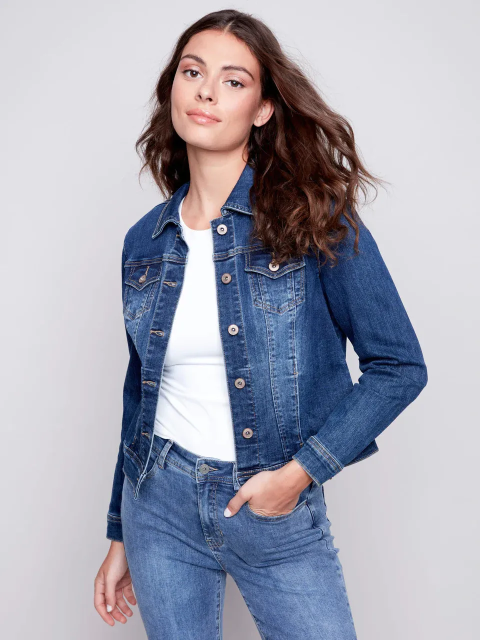 Stretch Denim Jean Jacket