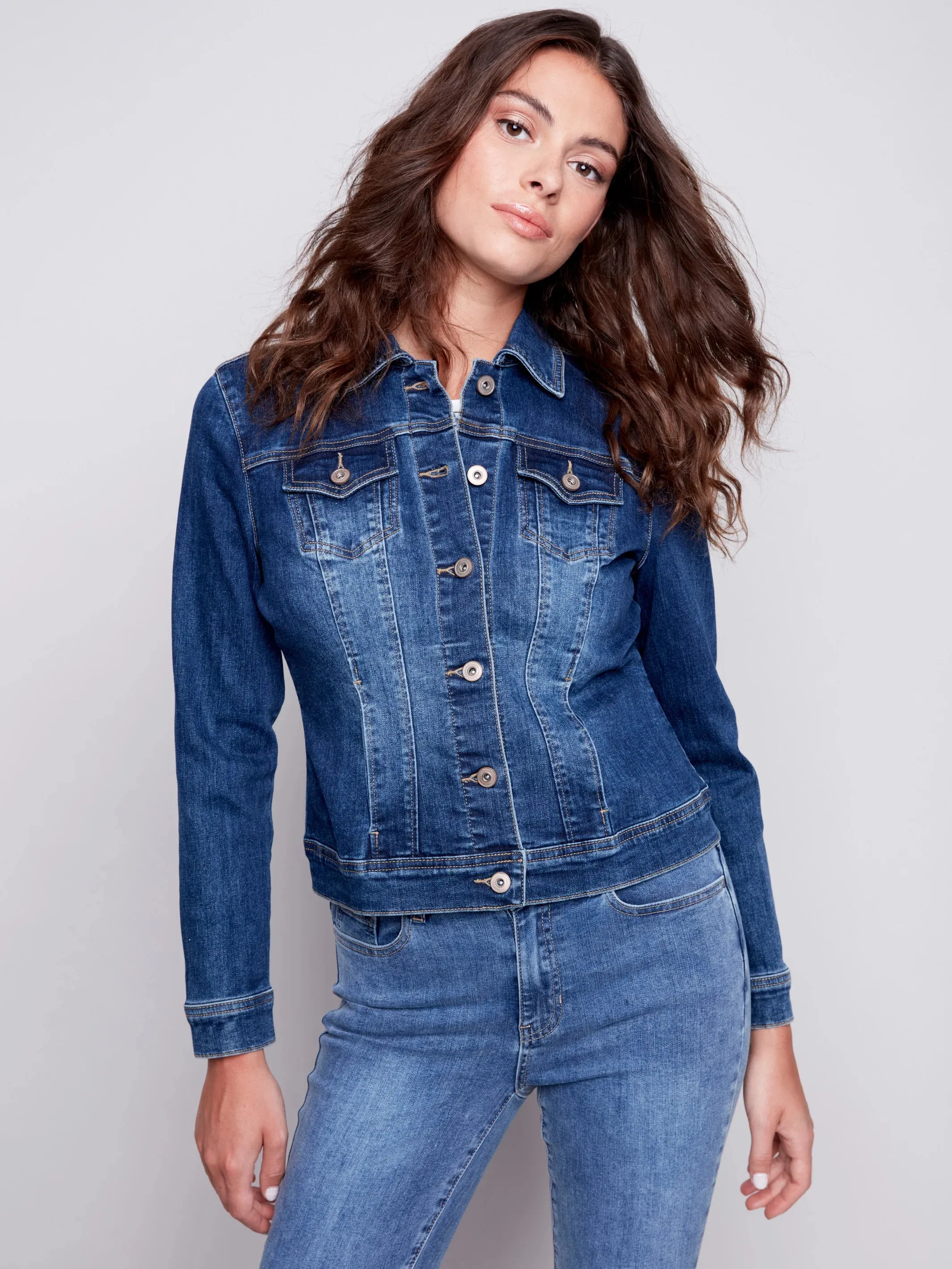 Stretch Denim Jean Jacket