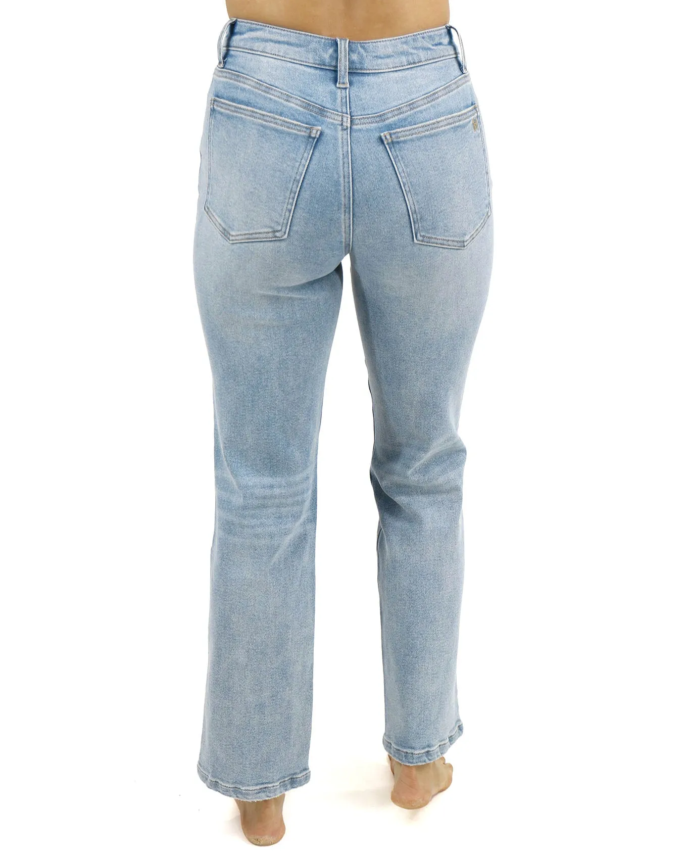 Stretch Mix Non-Distressed Light-Wash 90's Jeans