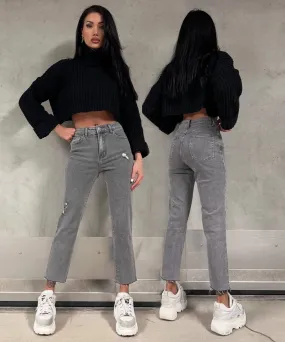 Stretch Mum Jeans Karo
