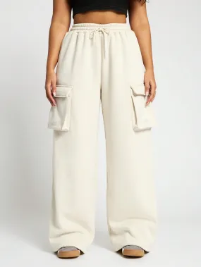 SUMWON WOMEN Wide Leg Cargo Jogger