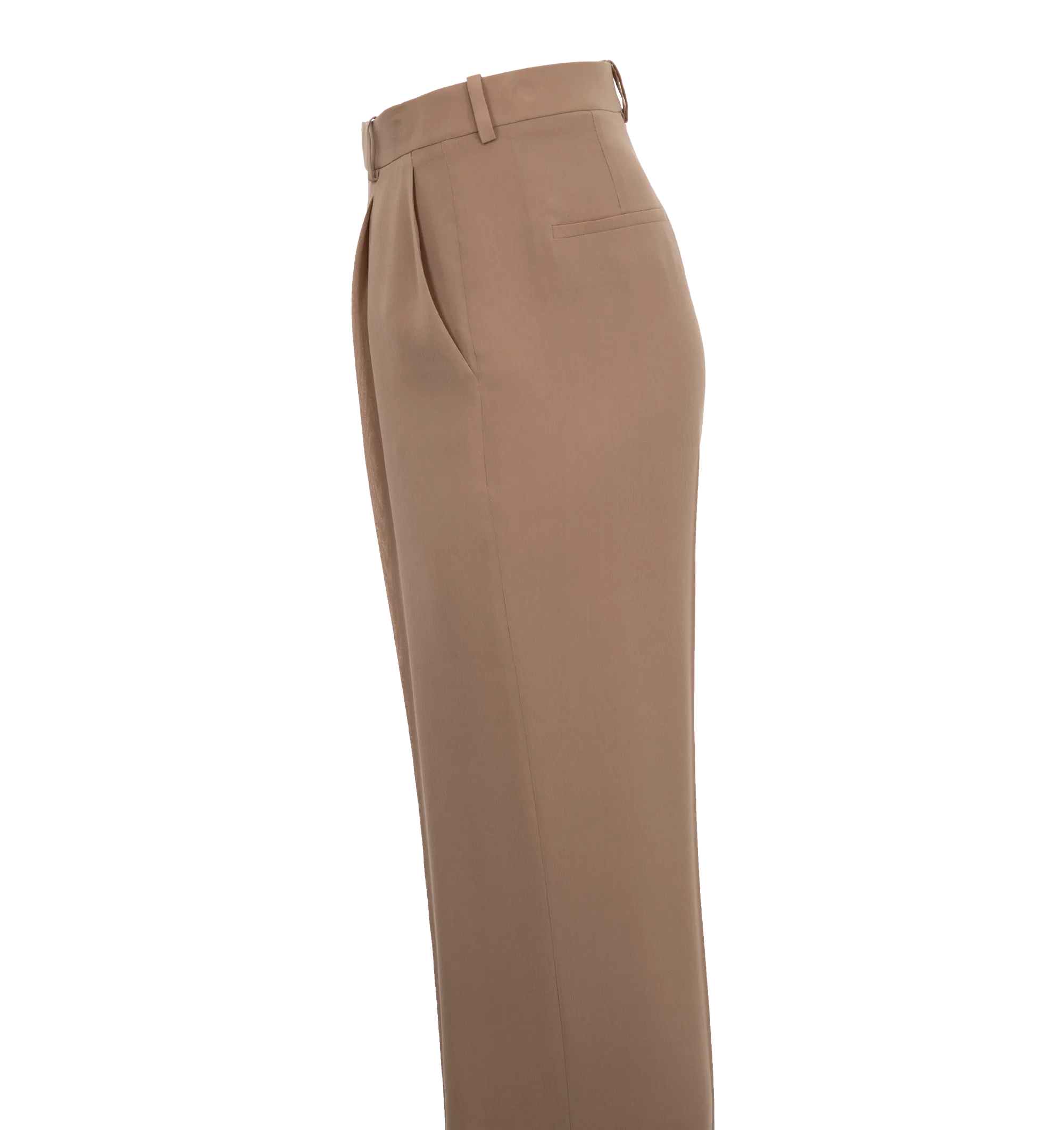TAILORED SILK PANTS