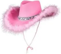 Texan Cowgirl Hat with Sequin Trim