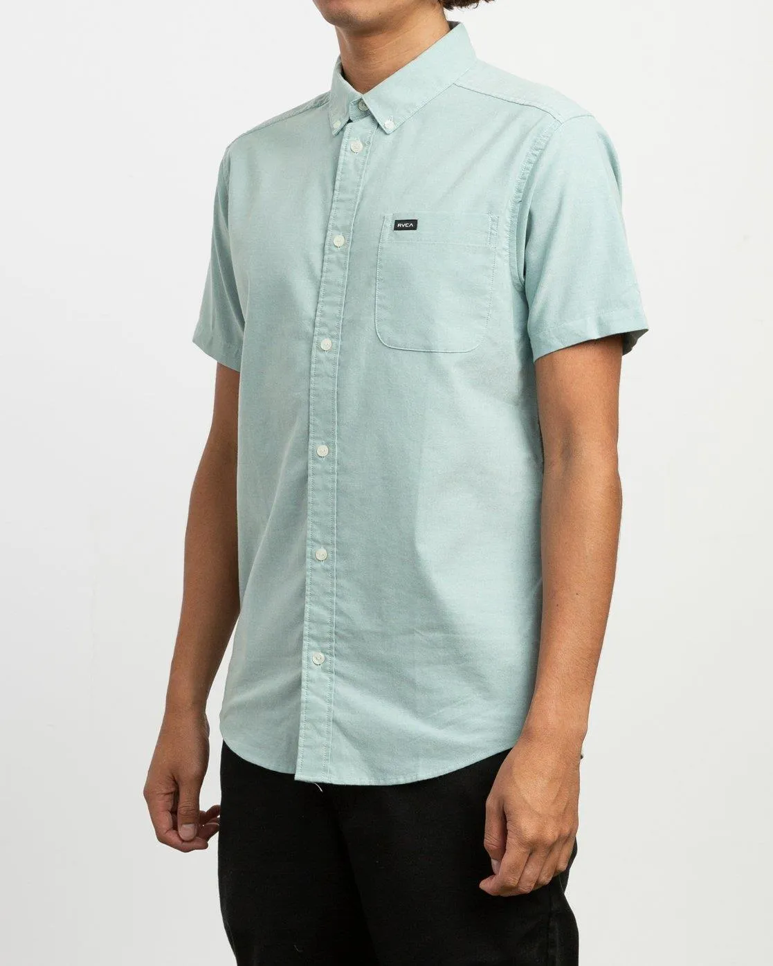 That'll Do Stretch Short Sleeve Shirt (Cascade Blue)