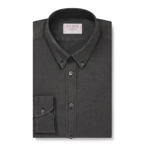Thomas Pink Slim Fit Smart Casual Oxford Indigo Shirt