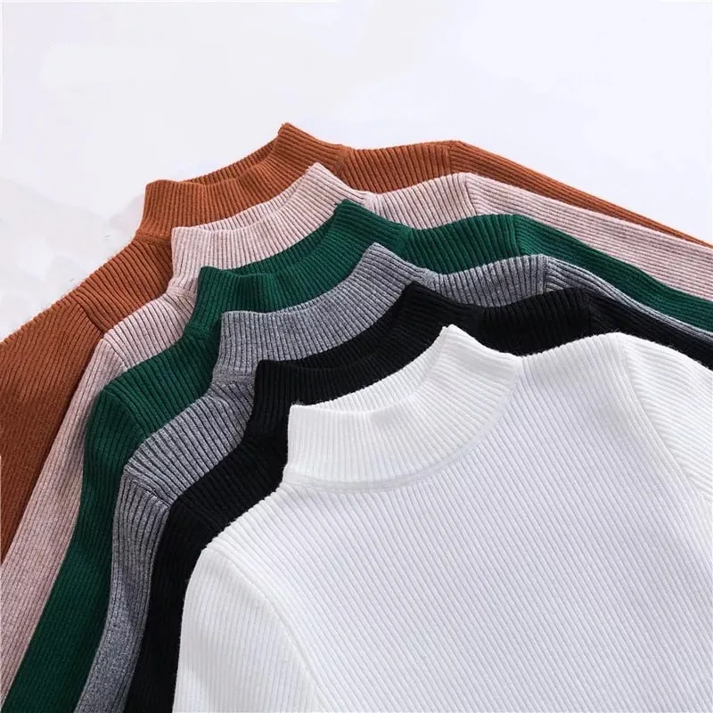 Turtleneck Pullovers Sweaters