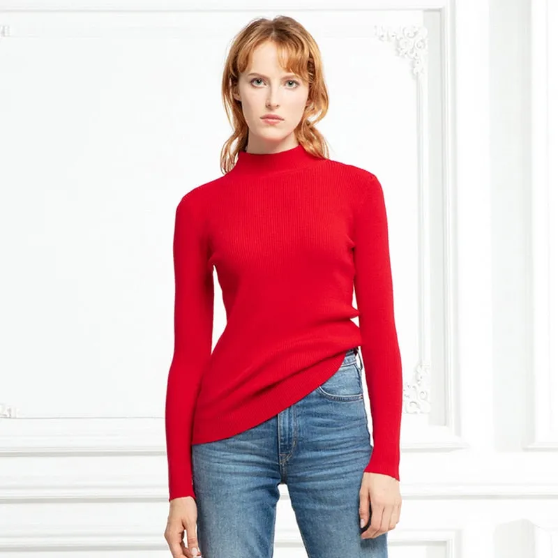 Turtleneck Pullovers Sweaters