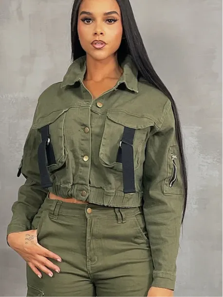 utility cargo jacket
