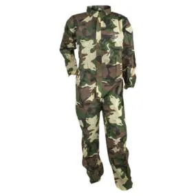 Valken Paintball Disposable Camo Zip Up Coverall - Woodland Camo - XXL/XXXL