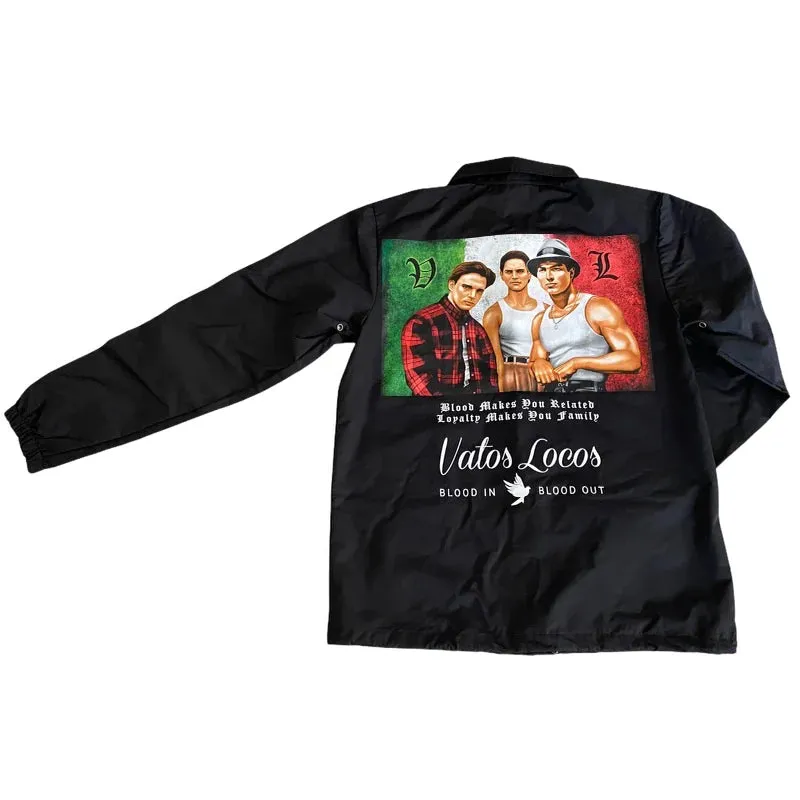 Vatos Locos Water Resistant Coaches Jacket