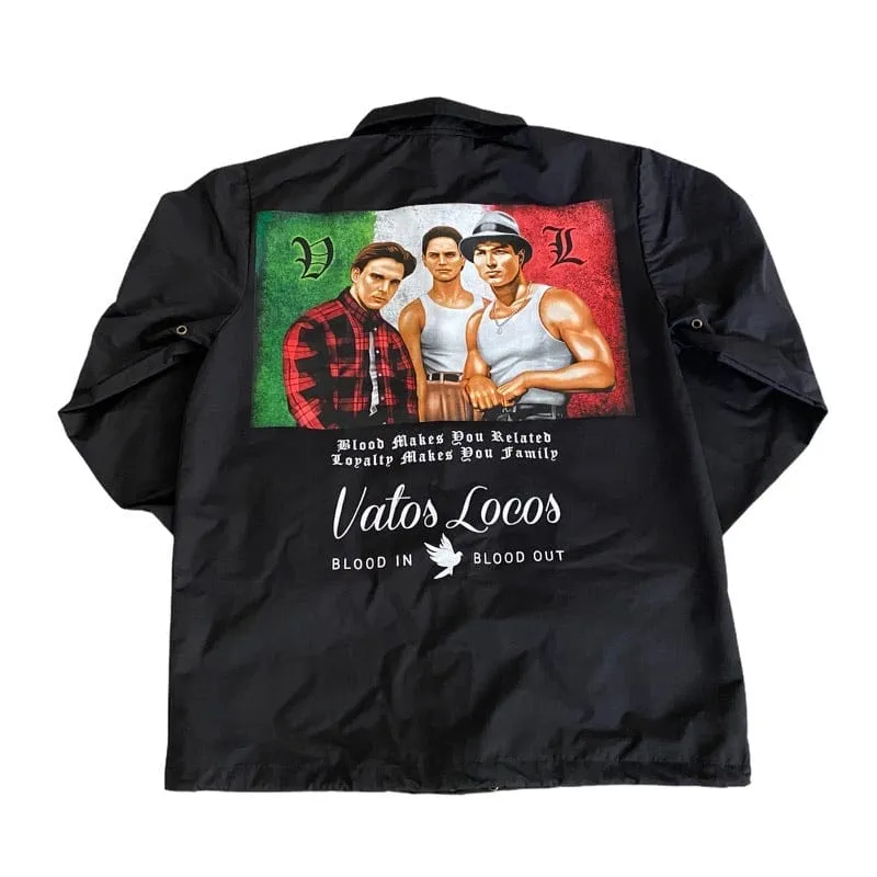Vatos Locos Water Resistant Coaches Jacket