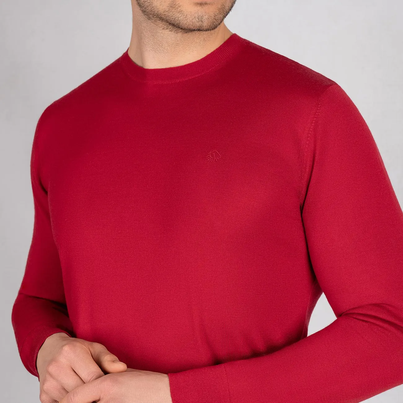 Wollpullover Light Rundhals Herren