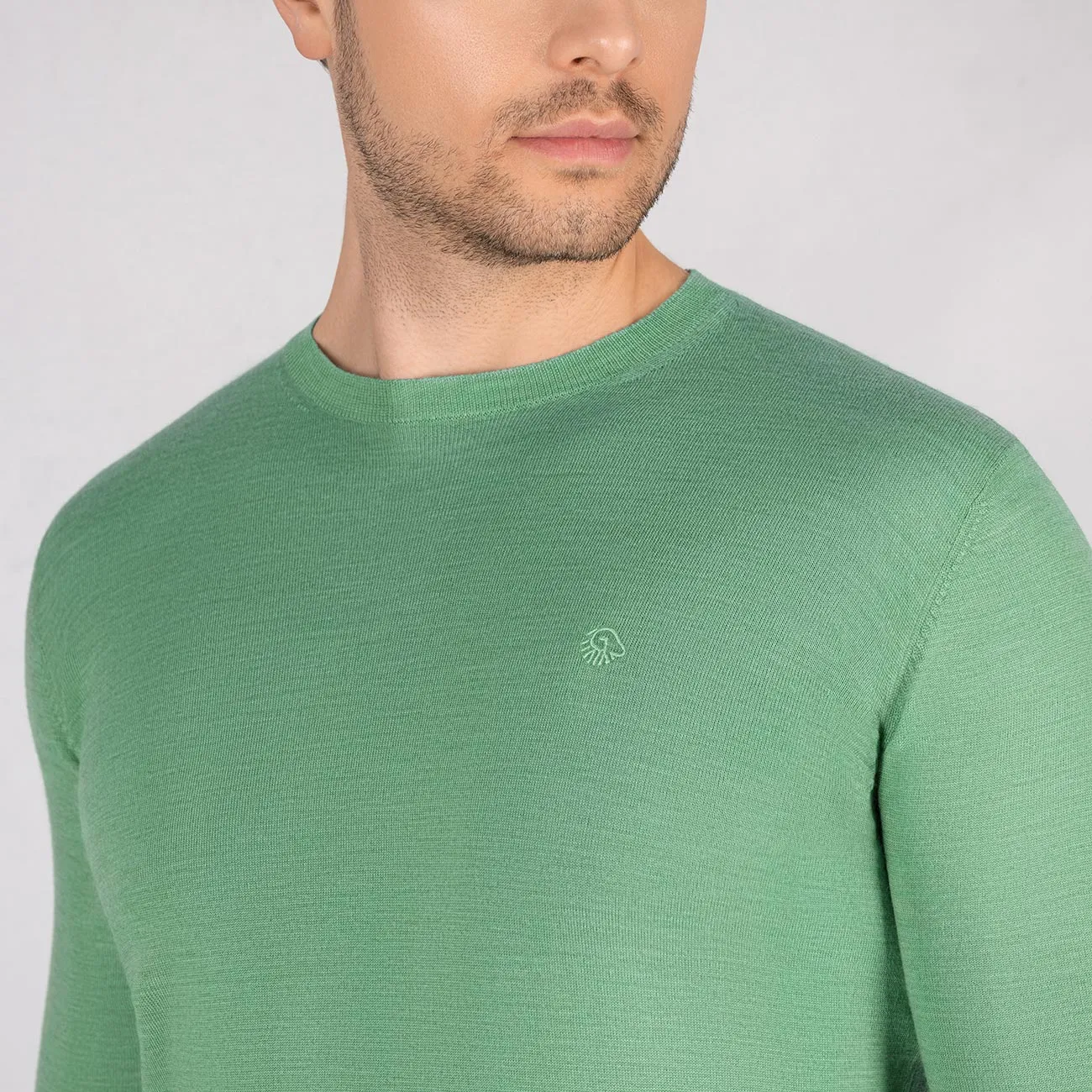 Wollpullover Light Rundhals Herren
