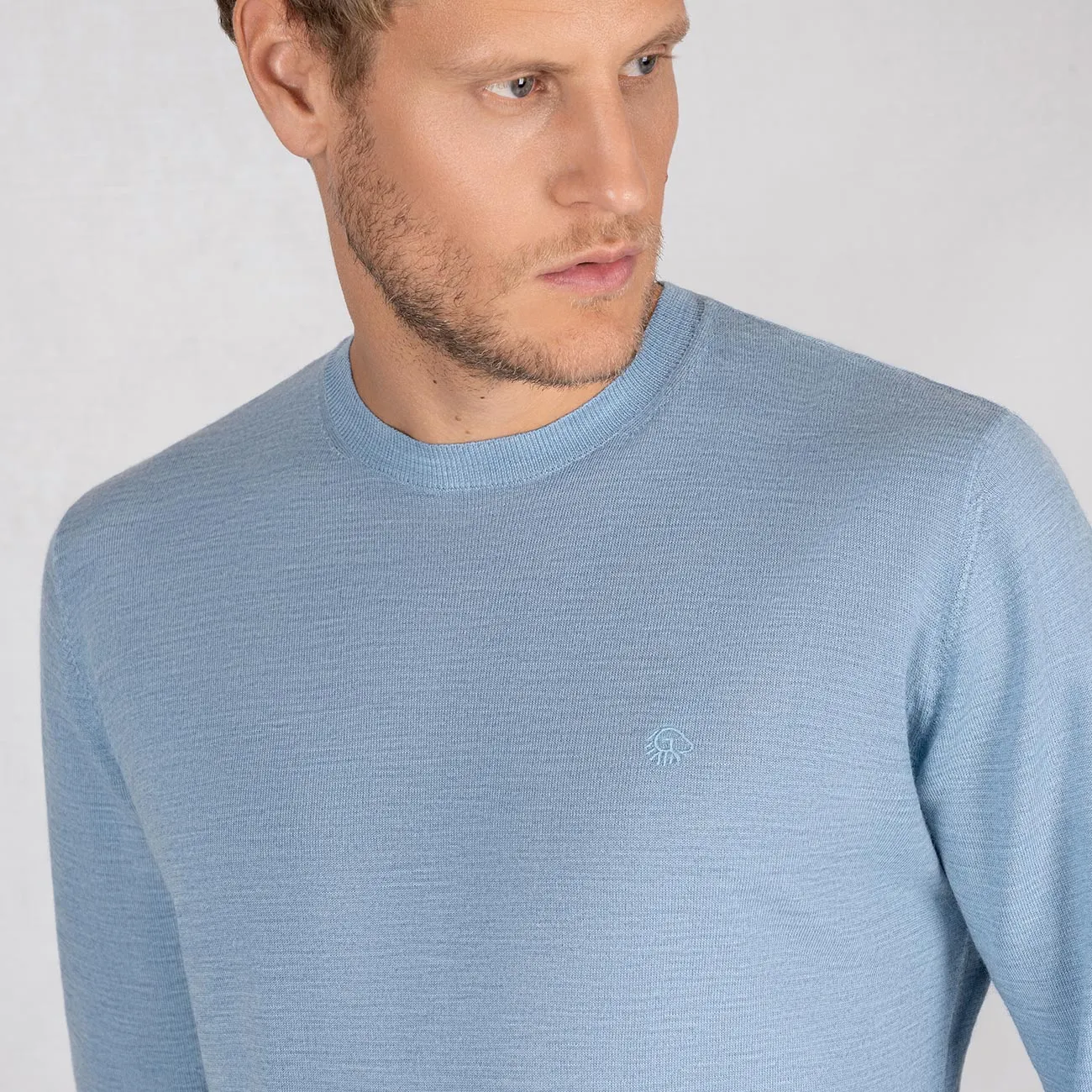 Wollpullover Light Rundhals Herren