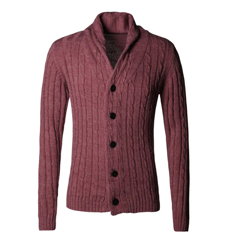 Wool Cardigan With V-Neck