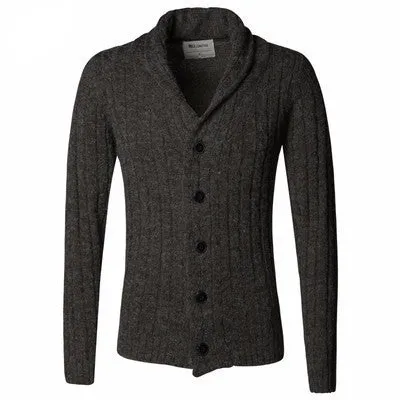 Wool Cardigan With V-Neck