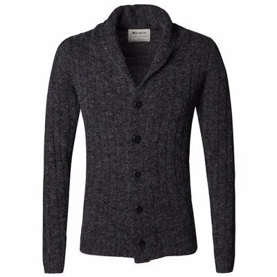 Wool Cardigan With V-Neck