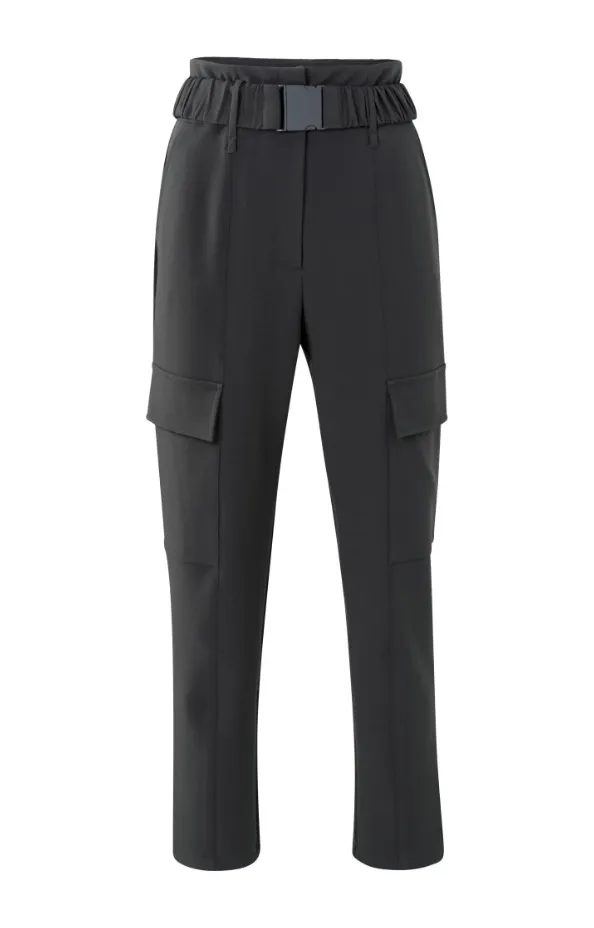 YAYA B.V / Damen-Hose / High waisted cargo trousers