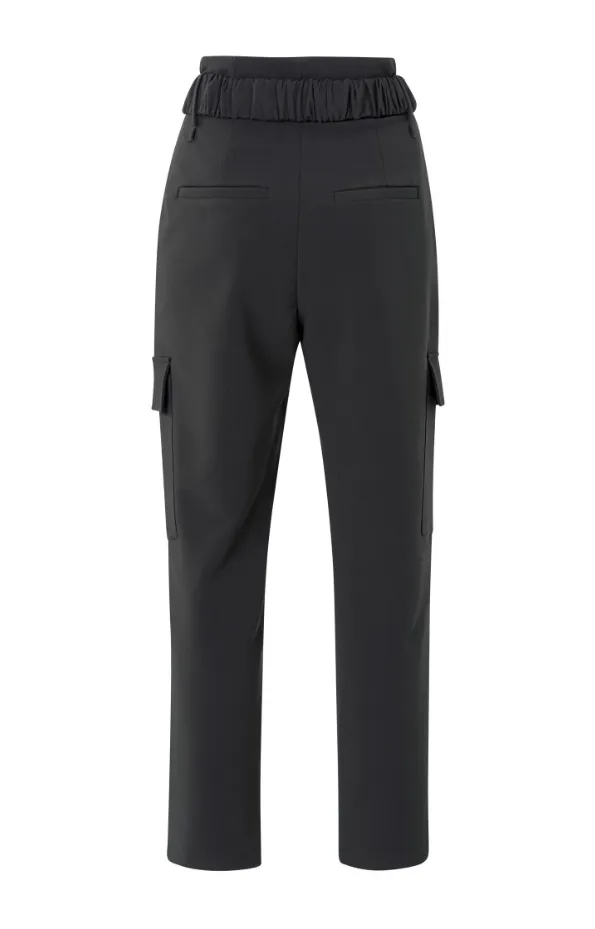 YAYA B.V / Damen-Hose / High waisted cargo trousers