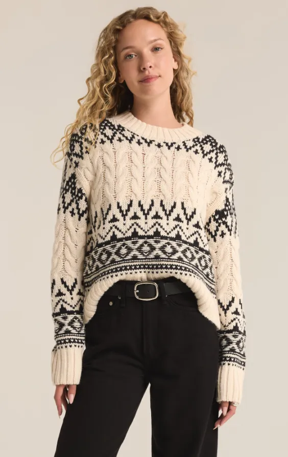 Z Supply Garland Farisle Sweater
