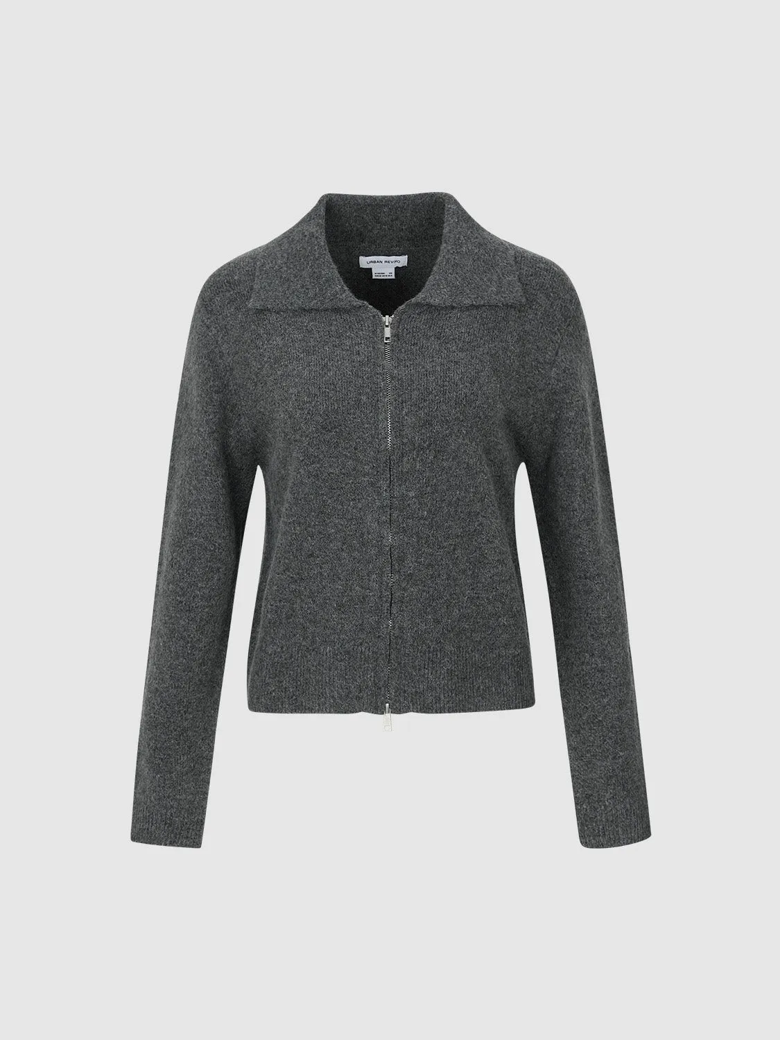 Zip Up Knitted Cardigans